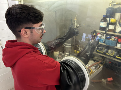 Kodee and the Glovebox!